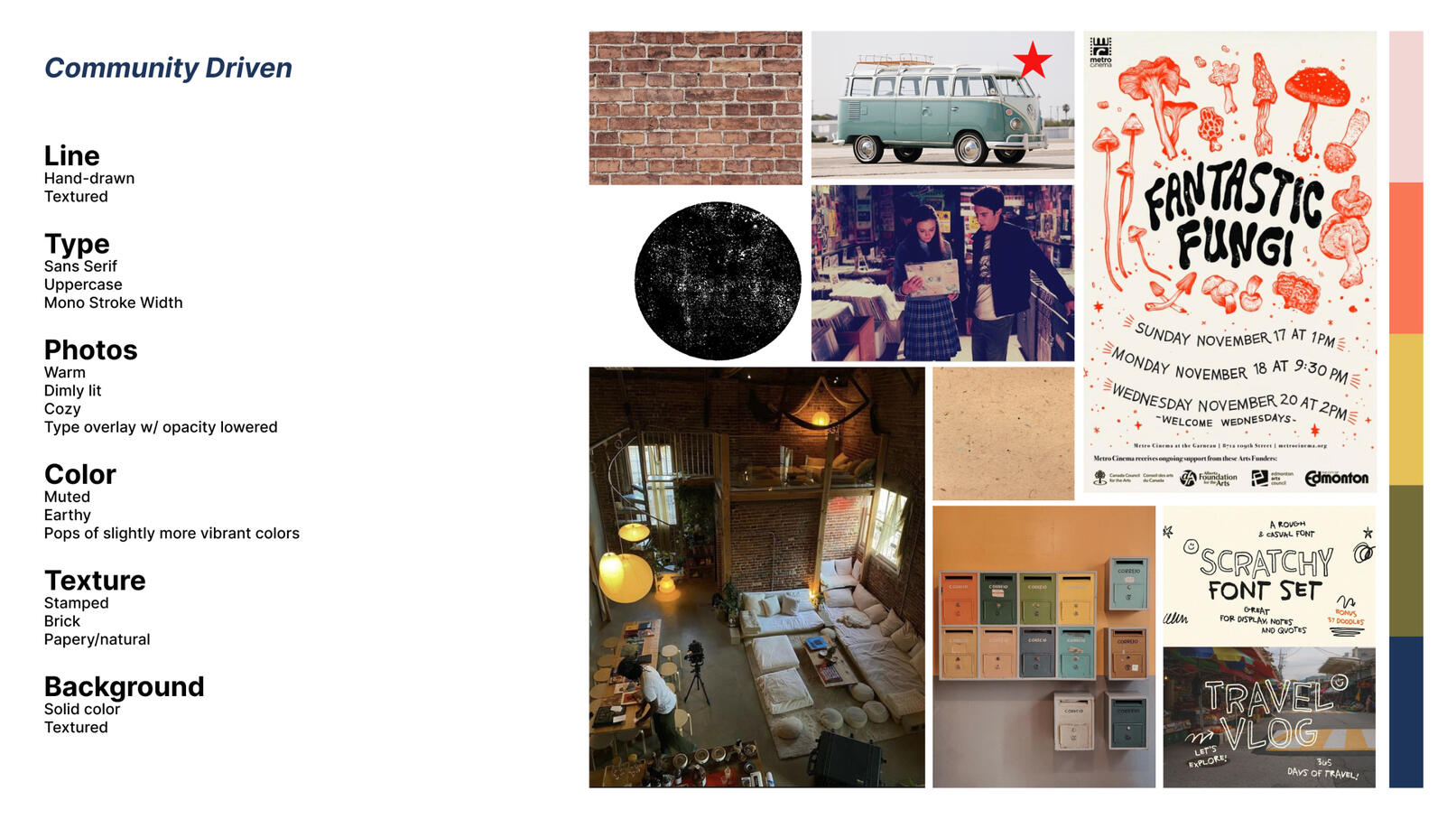 Community driven moodboard